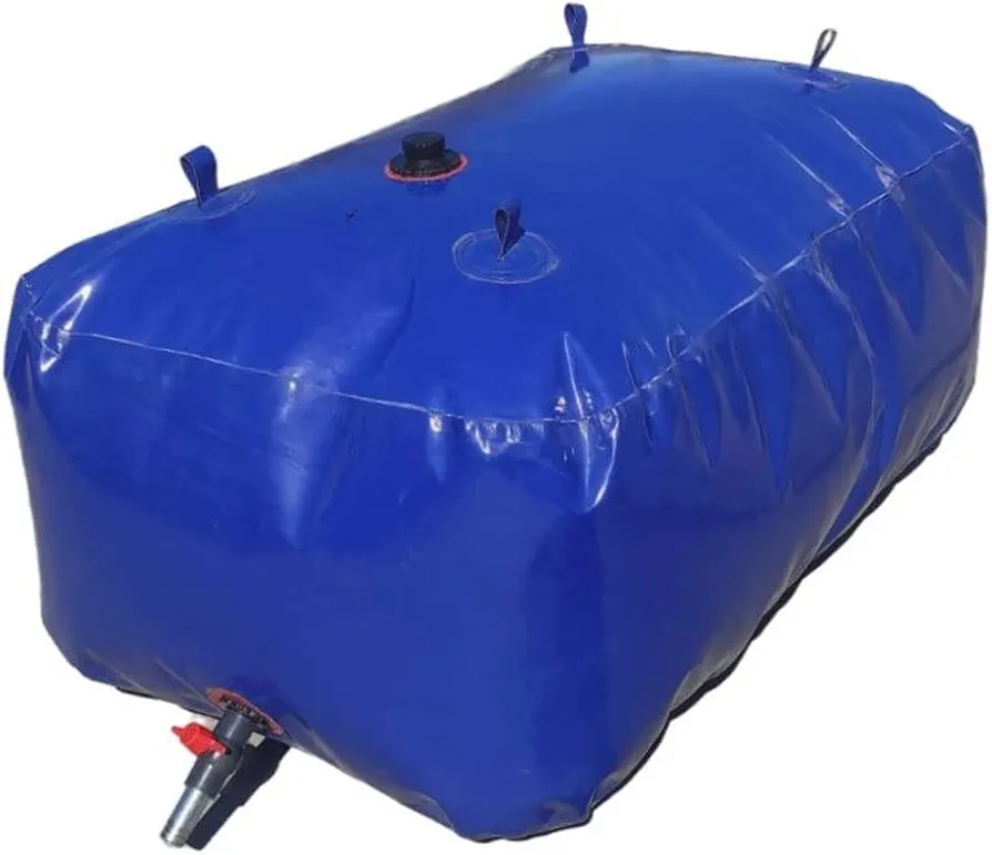 Deposito Agua 500 600 1000 1500 3000 Litros Exterior Bolsa de Agua Flexible Bolsa de Agua de Gran Capacidad Bolsa de Almacenamiento de Agua Al Aire Libre PortáTil Grande Gruesa Plegable Coche Flexible