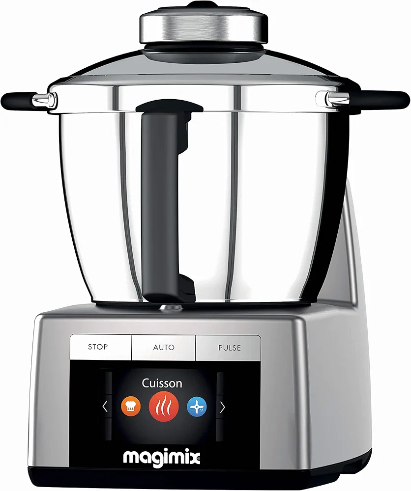 Magimix Cook Expert Chrome 18900 - Robot de cocina multifunción 3,5 L, motor profesional, cromo mate