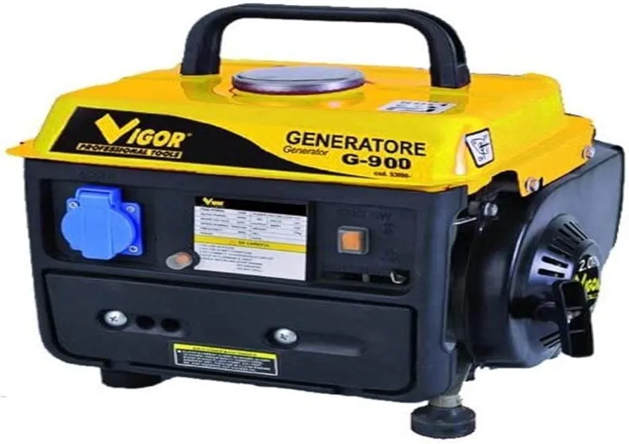 Vigor G-900 2T - Generador, 650 W, Negro