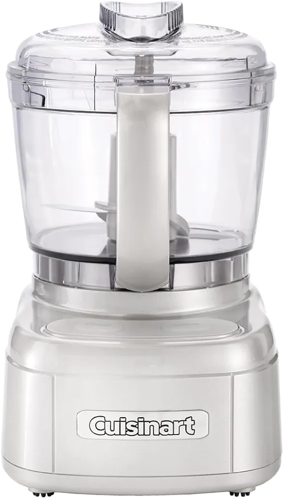 Cuisinart Mini Prep Pro | Mini robot de cocina compacto, picador de cebollas, mezclador de especias | Función de pulso y agujeros para llovizna | 900 ml de capacidad | Apto para lavavajillas | Perla