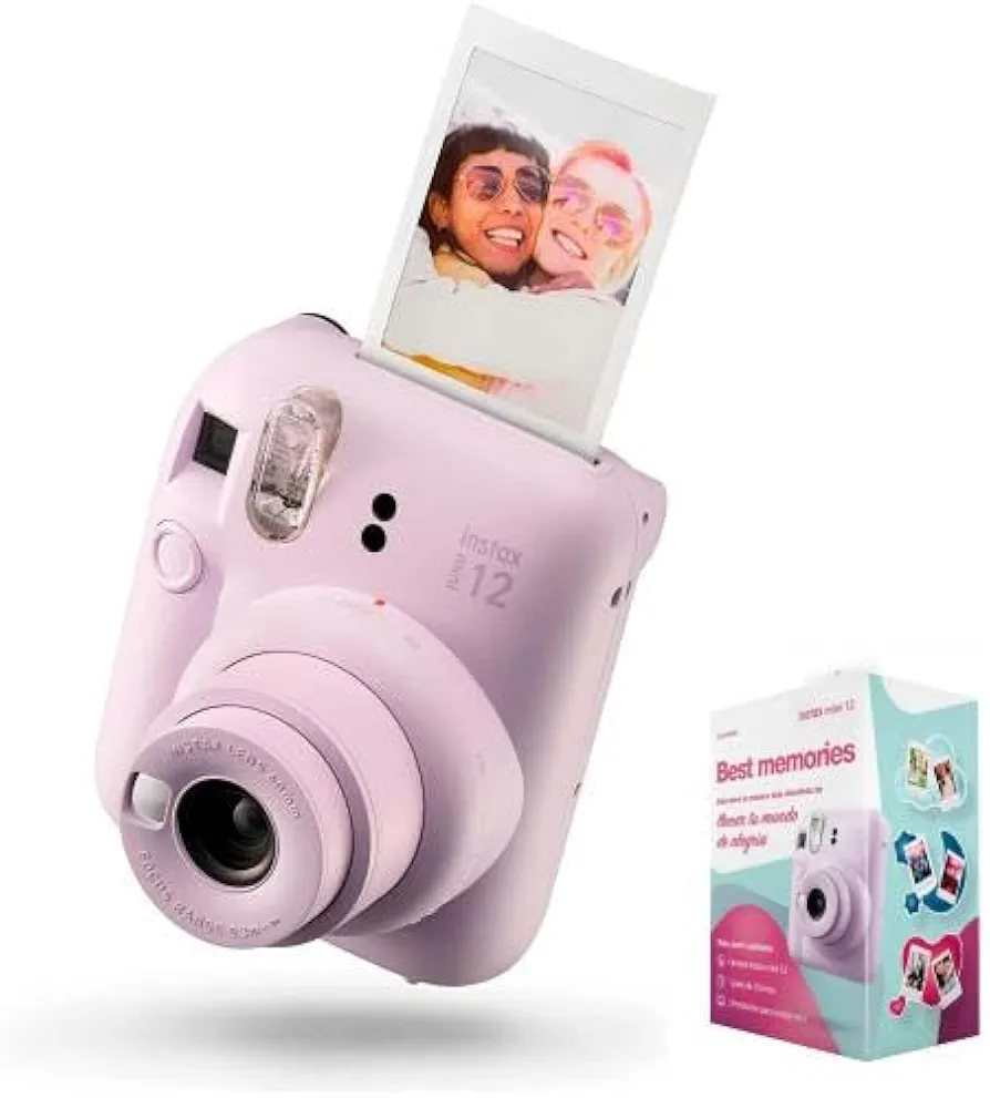 Fujifilm Kit Best Memories Instax Mini 12 Lilac Purple/Cámara Instantánea