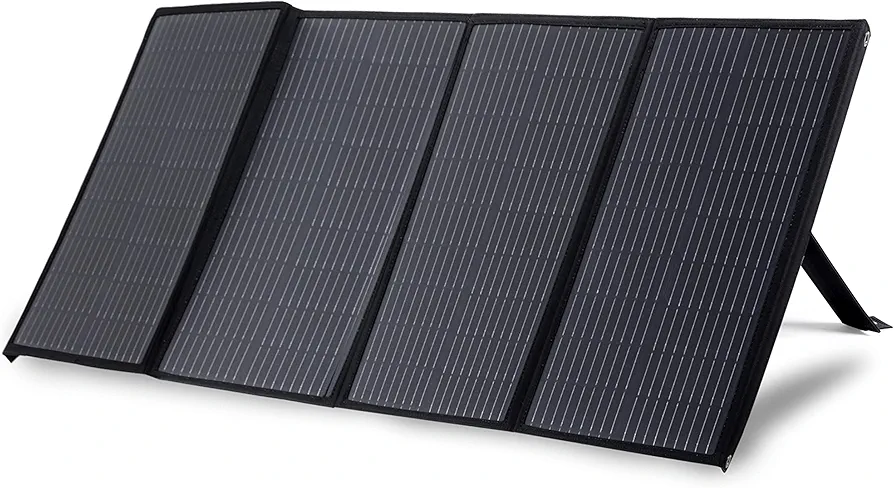 Novonova Generador Solar, Panel Solar Portátil, Paneles Solares Plegables Para Central Eléctrica 120W, Exterior/Interior, Camping/Senderismo/Aventura，SY-TY002