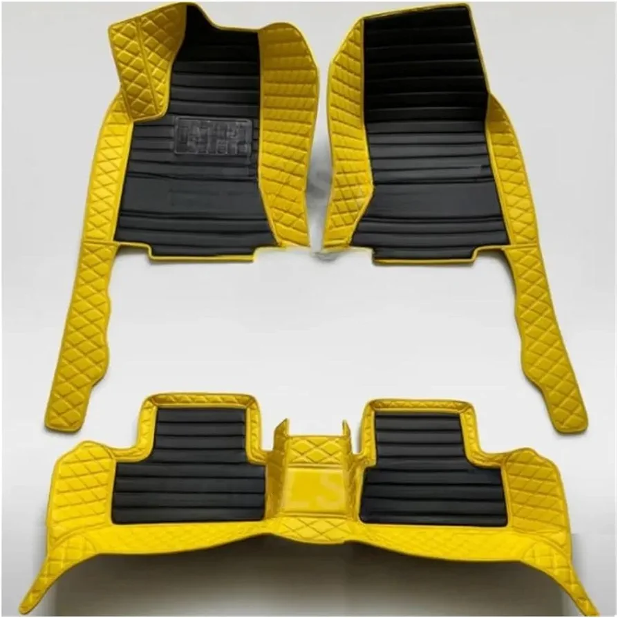 Alfombrillas Coche para Toyota para RAV 4 para Hybrid 2020 2021 2022 2023 Alfombrillas De Cuero para Coche Accesorios Interiores Mats Piso Automóviles(Style 8)