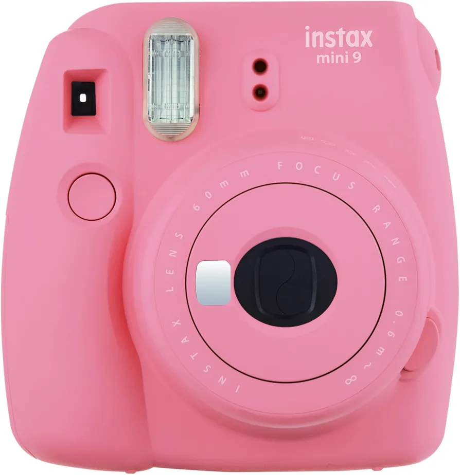 Instax Mini 9, Cámara Instantánea, Rosa (Flamingo Rosa)