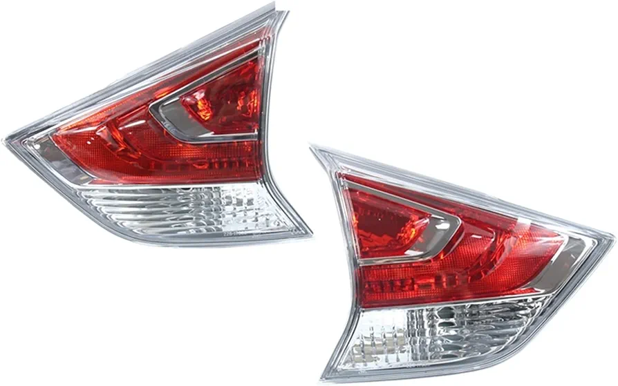 luces traseras para automóviles Para NISSAN para XTRAIL T32 2014 2015 2016 parachoques trasero del coche luz trasera lámpara antiniebla luz de freno accesorios de coche luces traseras automáticas(1 Le