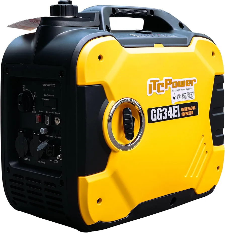 ITCPower Generador Inverter GG34EI Gasolina 3400W