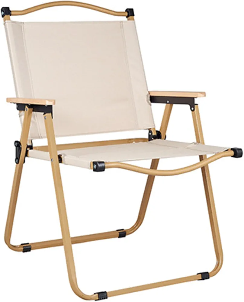 Silla de playa reclinable portátil ligera con soporte para tazas, silla de director plegable para actividades al aire libre