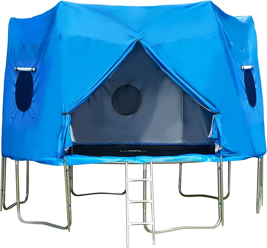 ODOXIA Carpa para Cama elástica 366cm - 427cm - 460cm | Carpa para trampolín | Diversión al Aire Libre para los niños | Cubierta para Cama elástica | Tienda para trampolín