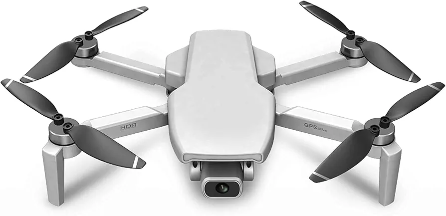 Drones aéreos con cámara 4K para adultos5G WiFi Quadcopter Motor sin escobillasGPS Volver a casaSíguemeVuelo de trayectoria2 Baterías y Estuche de transporteNegro3 x batería