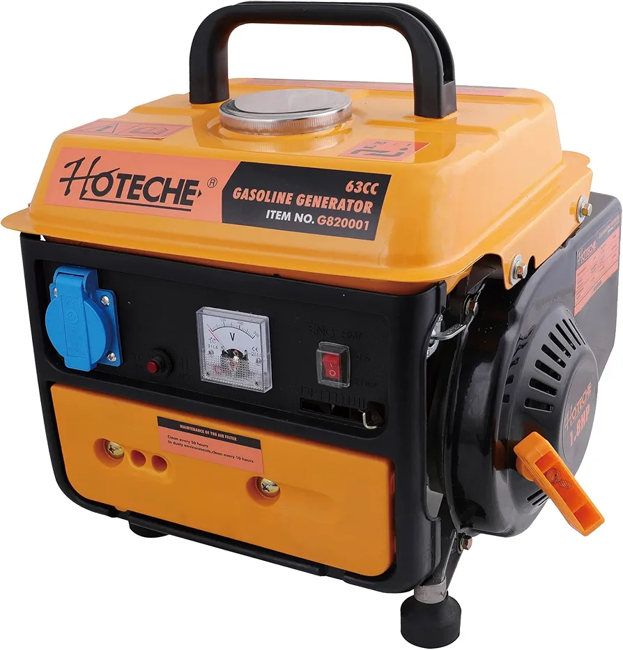 Hoteche - Generador Gasolina 1.6 HP 3600 RPM 650W