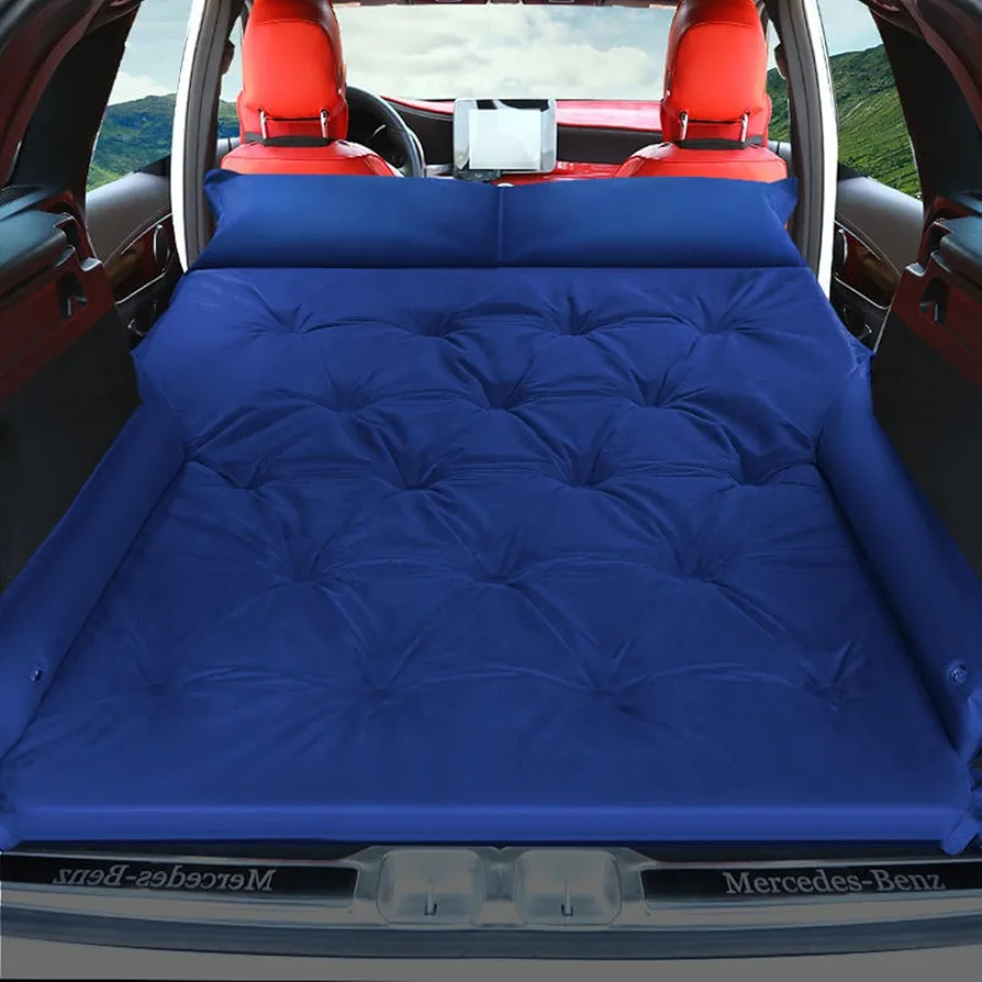 QqzzzH para Toyota Wigo 2004-2024 Colchon Coche Inflable Cama Cama Coche Maletero,al Aire Libre para Acampar,C-Blue