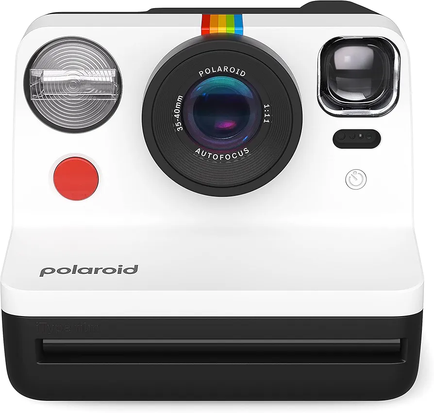 Polaroid Now Gen 2 Camara Instantánea, Blanco y Negro, Sólo cámara