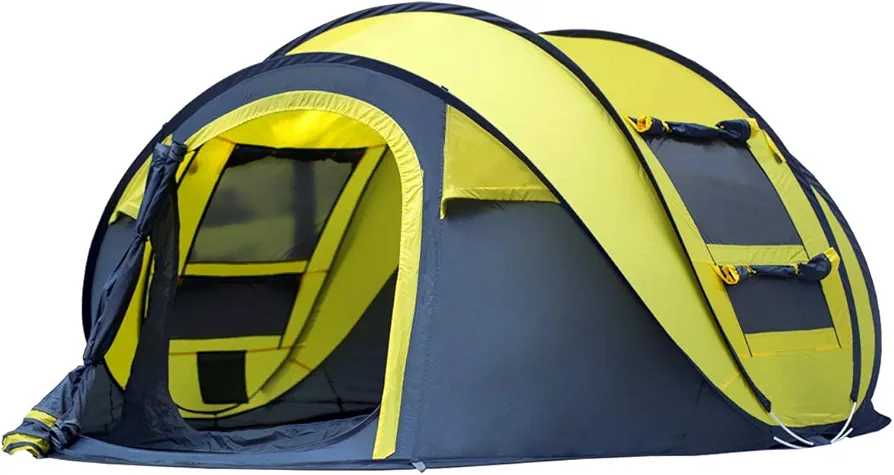 Toldos Automáticos Al Aire Libre Para Camping Tiendas De Apertura Rápida Impermeables 4 Personas Canopy Con Bolsa De Transporte Fácil De Configurar Por Qisan