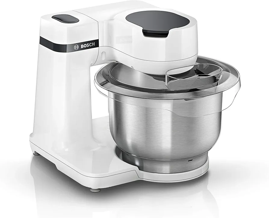 Bosch MUM Serie | 2 - Robot de cocina, potencia de 7000 W, 4 velocidades, color blanco