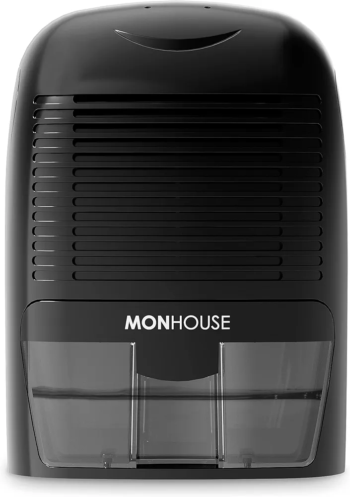 MONHOUSE Deshumidificador 1500ml Portátil, Compacto y Silencioso Absorbedor de Humedad - Mini Deshumidificador de Aire para Hogar, Dormitorio, Coche, Oficina, Garaje, Caravana y Sótano