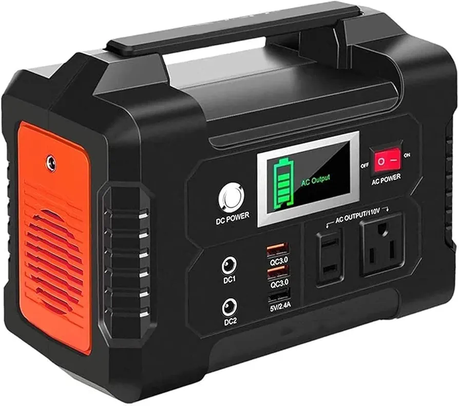 Central Eléctrica Portátil De 110 V, Generador De 200 W 40800 Mah Cargador De Batería Fuente De Alimentación De Energía Al Aire Libre Para Acampar Al Aire Libre RV Emergencias Hogar