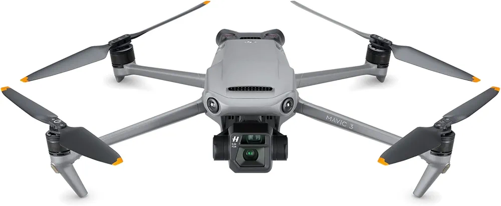 DJI Mavic 3 -Dron con cámara Hasselblad CMOS 4/3, vídeo 5.1K, detección de obstáculos omnidireccional, 46 min de vuelo, cuadricóptero RC con regreso auto. avanzado, transm. Certificado C1