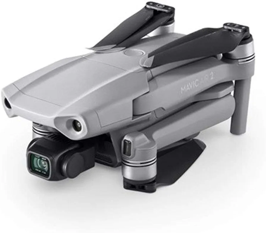 DJI Mavic Air 2 Drone Quadcopter UAV con Cámara de 48MP 4K Video 1/2 Pulgadas CMOS Sensor de Cardán de 3 Ejes, Sin Tarjeta, Sin Care Refresh, Tiempo de Vuelo 34 min, ActiveTrack 3.0, Color Gris