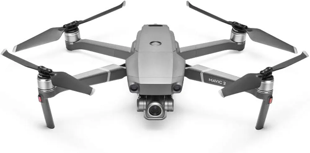 DJI Mavic 2 Zoom Drone con Zoom Óptico 24-48 mm, Sensor CMOS de 1/2.3” y 12 MP, Fotos de Superresolución de 48 MP, Vídeo FHD con Zoom 4× sin Pérdidas, Dolly Zoom, Ultraflexibilidad, Gris