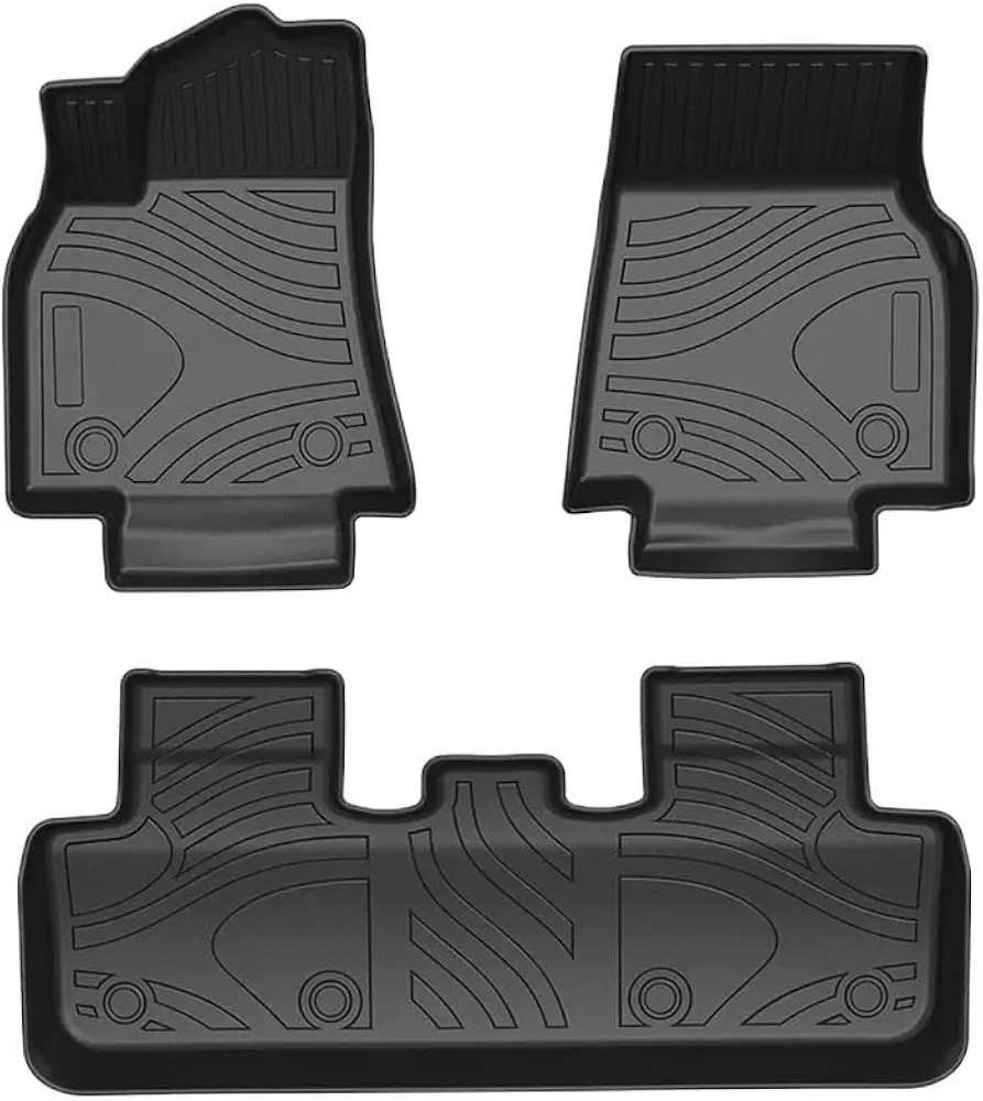 Alfombras para Model Y 2019-2023 LHD RHD Alfombrillas para Piso De Automóvil Alfombrillas para Pies Accesorios Interiores Talonera Moqueta