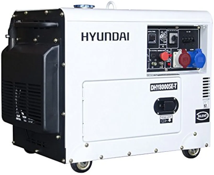 Hyundai, DHY8500SE-T, Generador Diesel Full Power